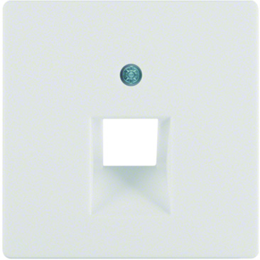 HAGER 14076089 PLACA CTRAL.COM.Q.1 P/1RJ BPL.